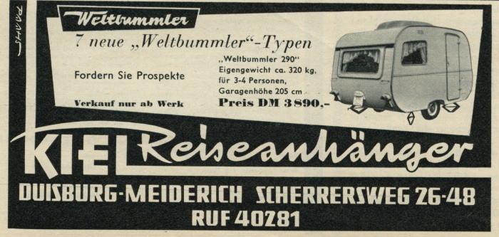 Kopie von Werbung  Kiel Reiseanhnger Januar 1962